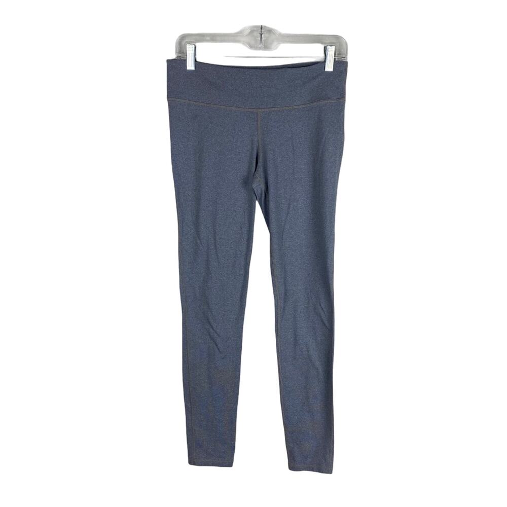 Prana Grey Leggings Size M EUC Mid Rise Skinny Inseam 28" Pull-On Athleisure